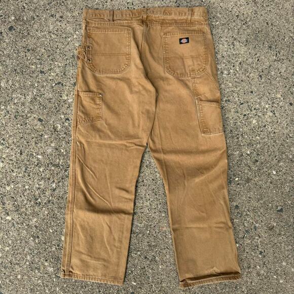 Vintage Dickies Cotton Canvas Carpenter Pants Workwear Jeans - Picture 1 of 6